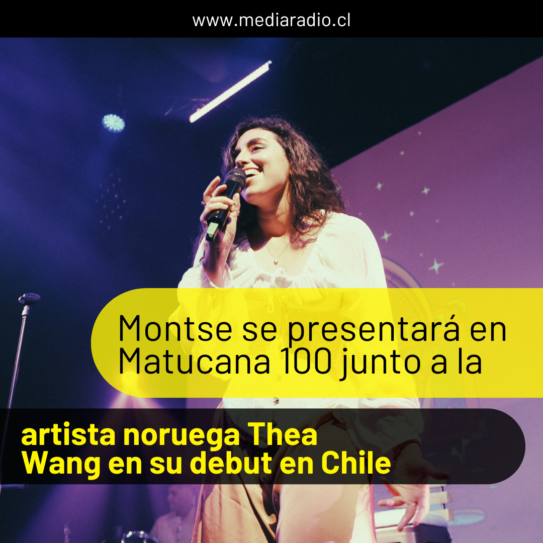 Montse se presentará en Matucana 100 junto a la artista noruega TheaWang en su debut en Chile