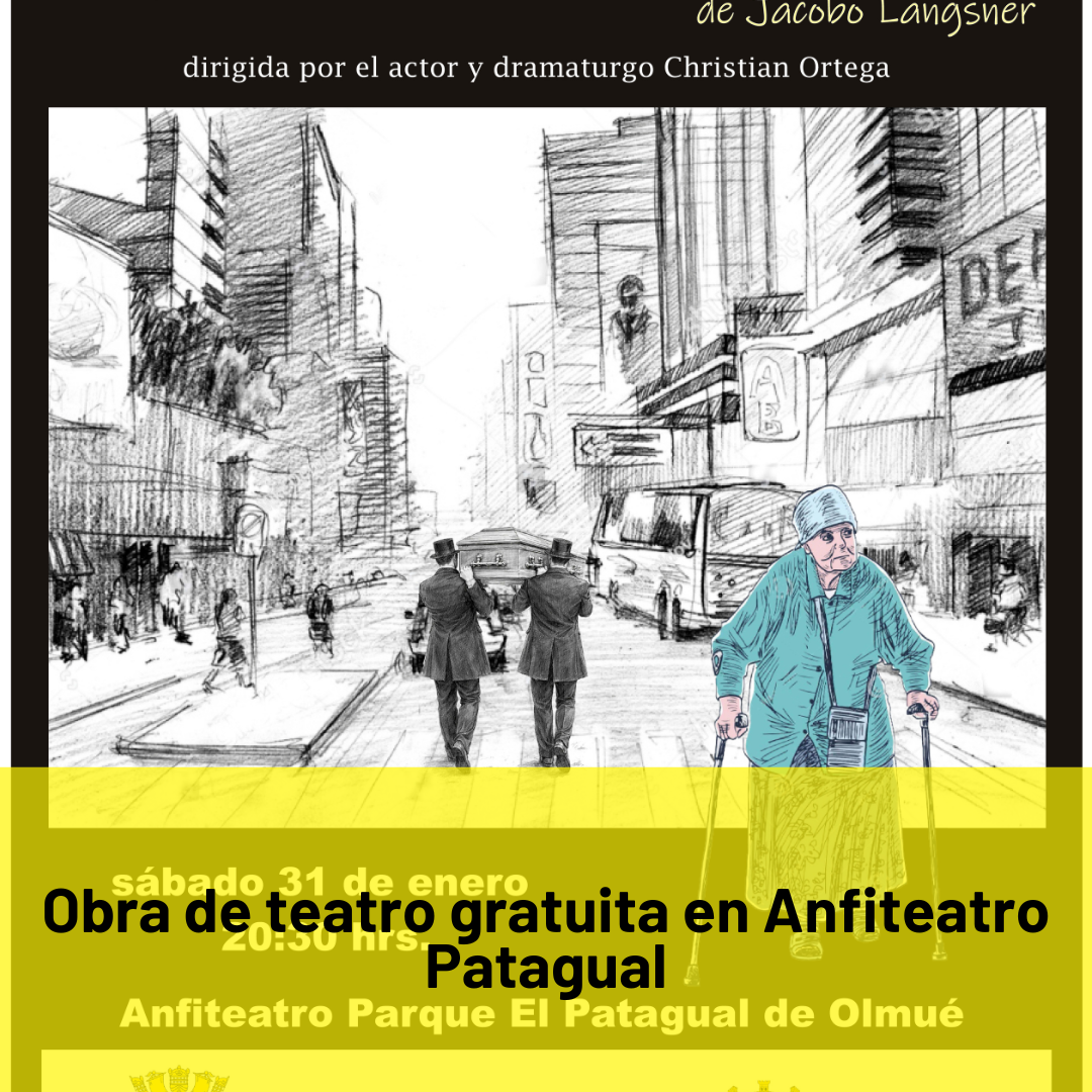 Obra de teatro gratuita en Anfiteatro Patagual – Sábado 31 de Enero.