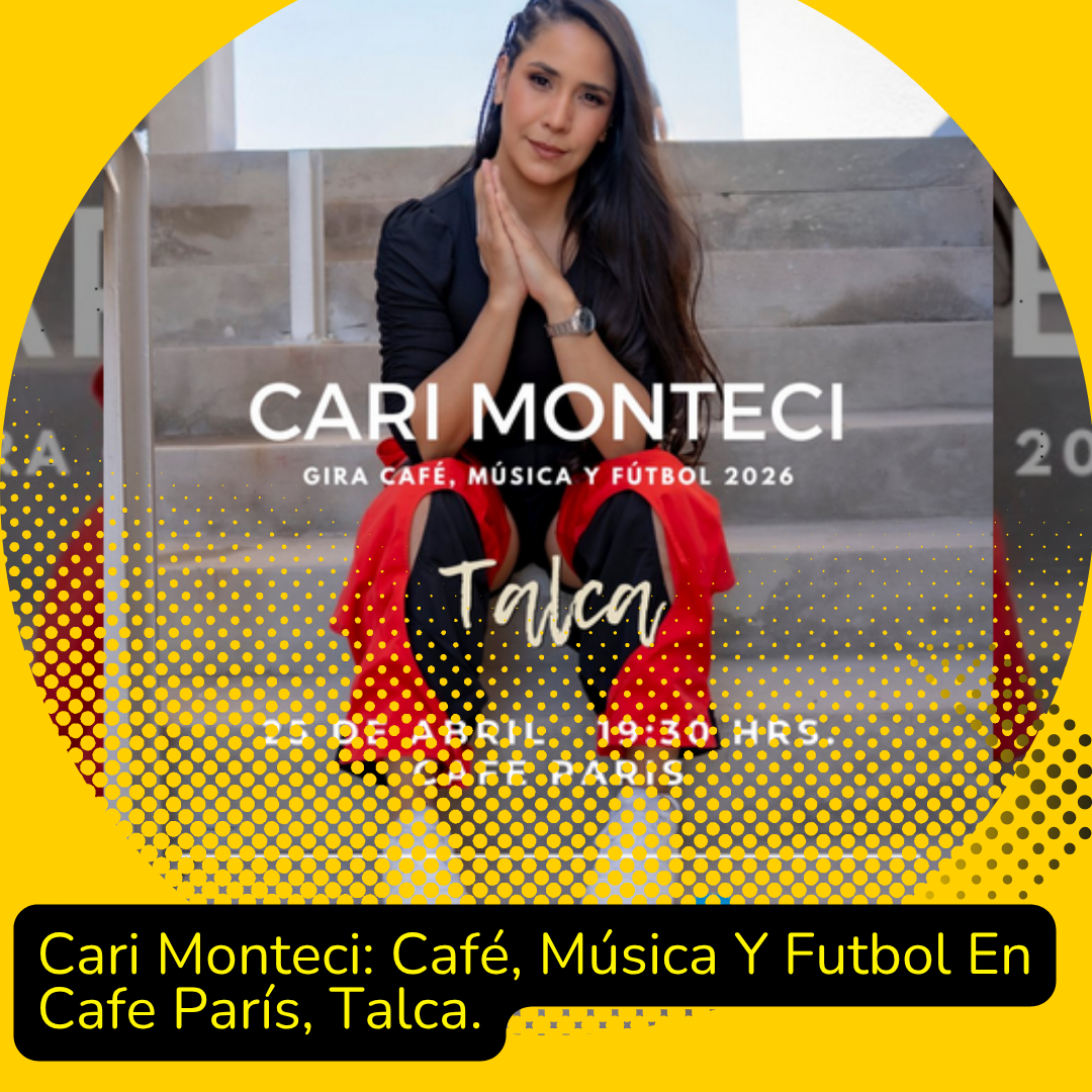 Cari Monteci: Café, Música Y Futbol En Cafe París, Talca.